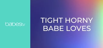 Tight horny babe loves big cock E394