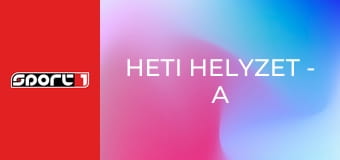 Heti helyzet - A hét témái, ism., HD