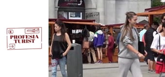 На покрива на Мадрид І полет над Толедо