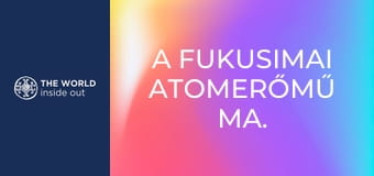 A fukusimai atomerőmű ma. Japán.