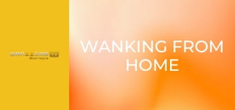 Wanking From Home
