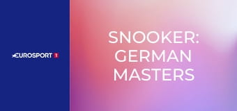 Snooker: German Masters
