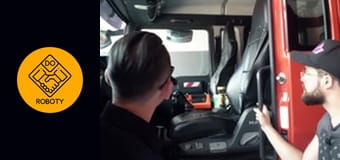 GASIŁEM PŁONĄCY GARAŻ