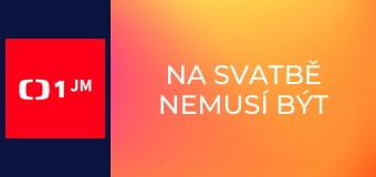 Na svatbě nemusí být jen svíčková - Na svatbě nemusí být jen svíčková
