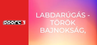 Labdarúgás - török bajnokság, 25. forduló, összefoglaló, új, HD