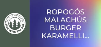 Ropogós malachús burger karamellizált hagymával