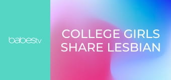 College girls share lesbian orgasms E109
