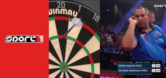 Šipky - German Darts Championship, PDC European Tour 2025, 3. den, část 2, repríza, HD