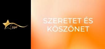 Szeretet és köszönet