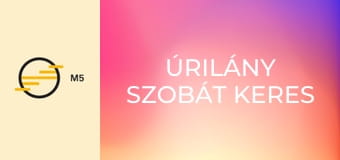 Úrilány szobát keres