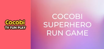 Cocobi Superhero Run Game Cocobi Superhero Run Game