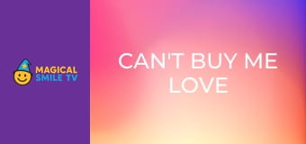 Can't buy me love Can't buy me love