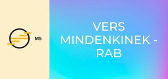 Vers mindenkinek - Rab Zsuzsa: Parafrázis (Bencze Ilona)