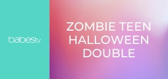 Zombie teen Halloween double team E1333