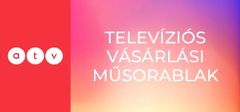Televíziós vásárlási műsorablak
