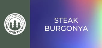 Steak burgonya