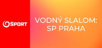 Vodný slalom: SP Praha