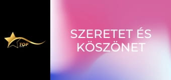 Szeretet és köszönet