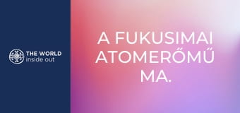 A fukusimai atomerőmű ma. Japán.