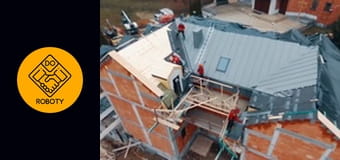 Montaż dachów, praca na wysokości