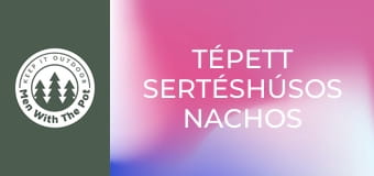 Tépett sertéshúsos nachos