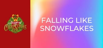 Spadające płatki śniegu