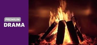 Relax Fireplace 10 min (Premium Drama HD)