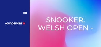 Snooker: Welsh Open - Döntő