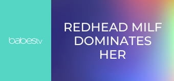 Redhead MILF dominates her butler E90