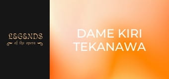 Dame Kiri TeKanawa