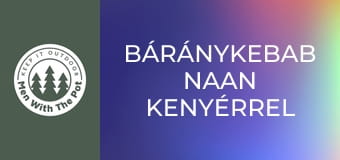 Báránykebab naan kenyérrel