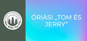 Óriási „Tom és Jerry” steak kövön sütve