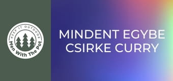 Mindent egybe csirke curry