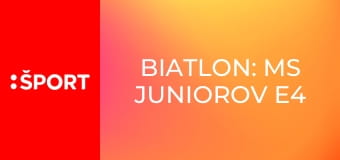 Biatlon: MS juniorov E4