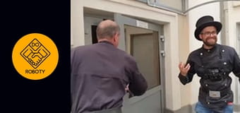 PRZEPCHAŁEM ZAPCHANY KOMIN - PRACA NA WYSOKOŚCI