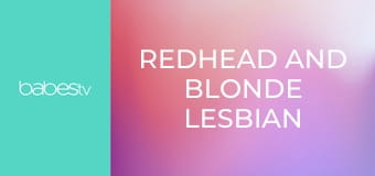 Redhead and blonde lesbian massage E81
