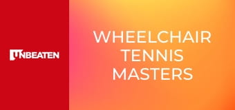 Wheelchair Tennis Masters