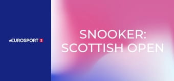 Snooker: Scottish Open