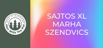 Sajtos XL marha szendvics