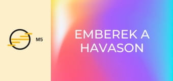Emberek a havason