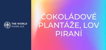 Čokoládové plantáže, lov piraní a krokodílov. Bolívia.