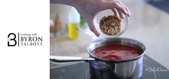 Супа с гриловано сирене и домати Супа с гриловано сирене и домати