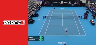 Tenis, WTA 250, Hobart, sestřih - HD
