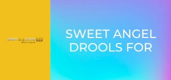Sweet Angel Drools For Anal