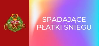 Spadające płatki śniegu