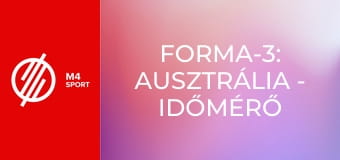Forma-3: Ausztrália - Időmérő