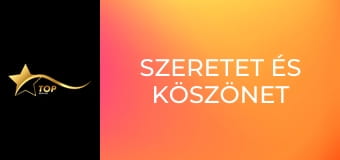 Szeretet és köszönet