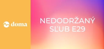 Nedodržaný sľub E29