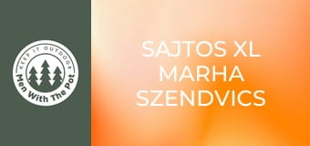 Sajtos XL marha szendvics