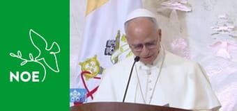 Papež Lev XIV. v Libanonu - Setkání s představiteli společenského života a diplomatického sboru